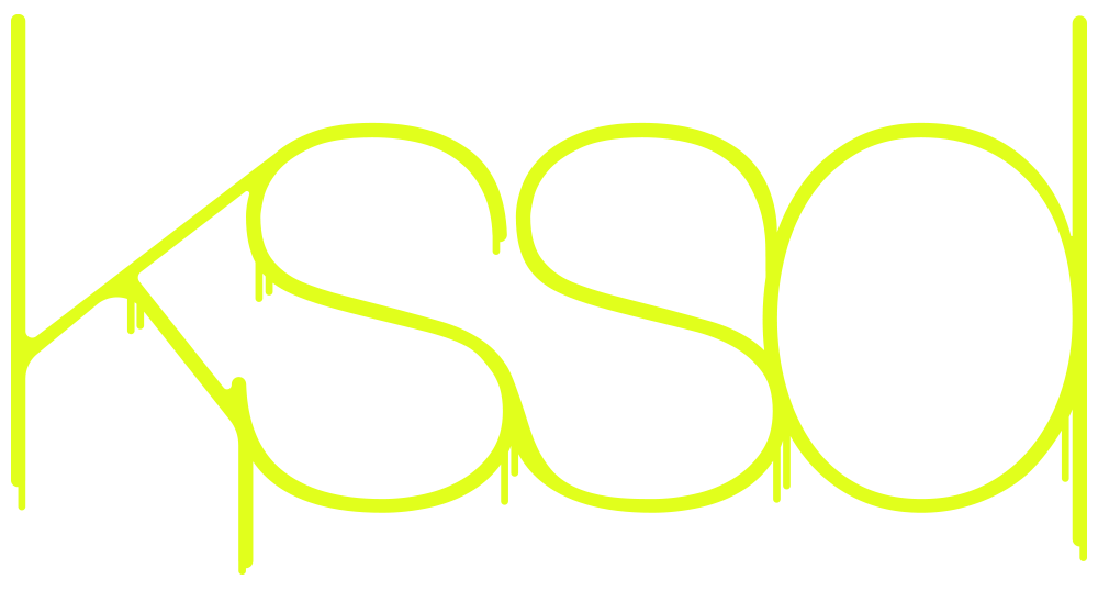 kissd wordmark in lime